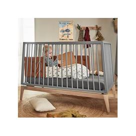 Leander Luna Mini Baby Cot Bed - Grey