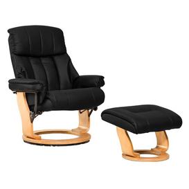 Robicheaux Manual Swivel Recliner with Footstool