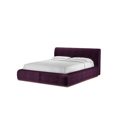Sunday King Divan Bed in Plum Smart Velvet - sofa.com