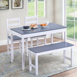 image-Hejira 4 - Person Counter Height Pine Dining Set