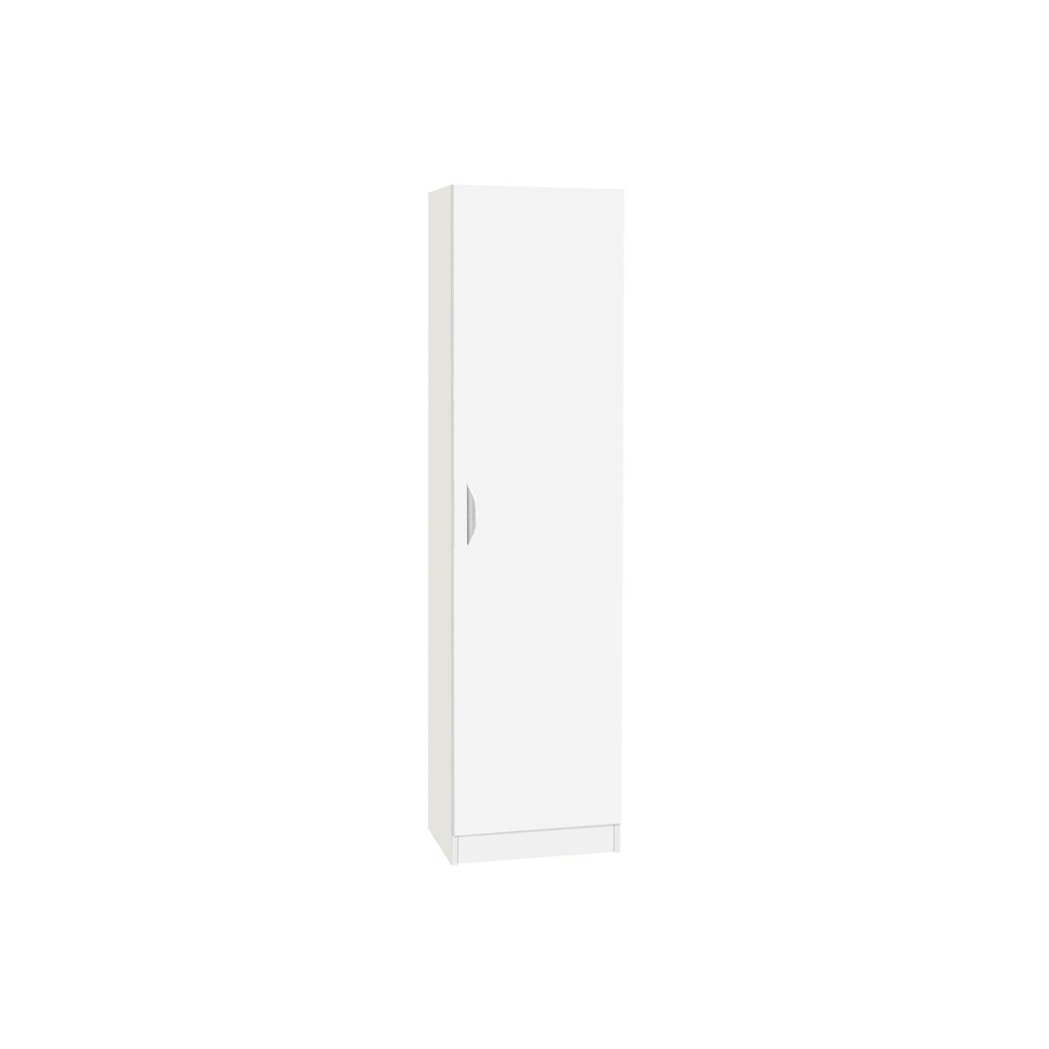 Small Office Tall Storage Cupboard, White