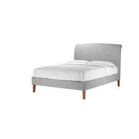 Thea King Bed in Cobble Brushed Linen Cotton - sofa.com