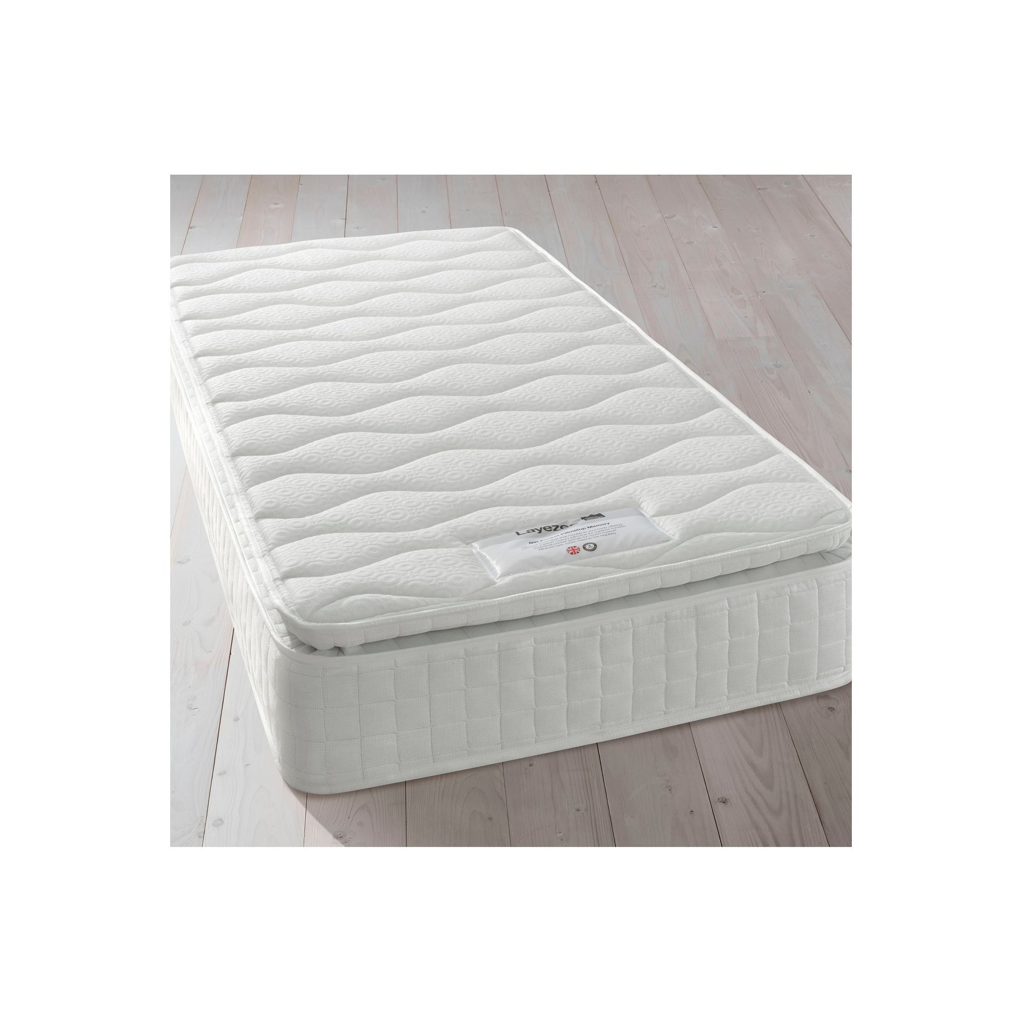 layezee comfort memory pillow top mattress