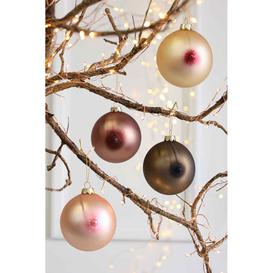 Set Of 4 Boob Bauble Christmas Tree Decorations