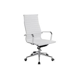 Andruzzi High Back White Bonded Leather Executive Chair