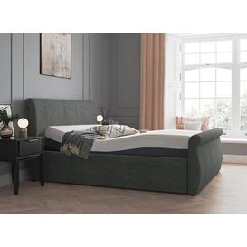 Lucia Sleepmotion Adjustable Upholstered Bed Frame - 4'6 Double - Grey