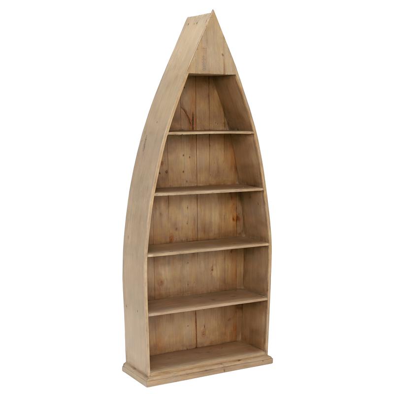 Verberie Reclaimed Wood Boat Bookcase by Barker and Stonehouse
