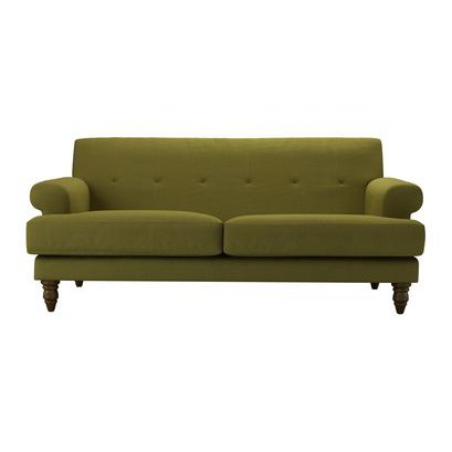 Remy 2.5 Seat Sofa in Royal Fern Brushed Linen Cotton - sofa.com