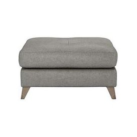 The Lounge Co. - Hermione Leather Footstool - Amonite