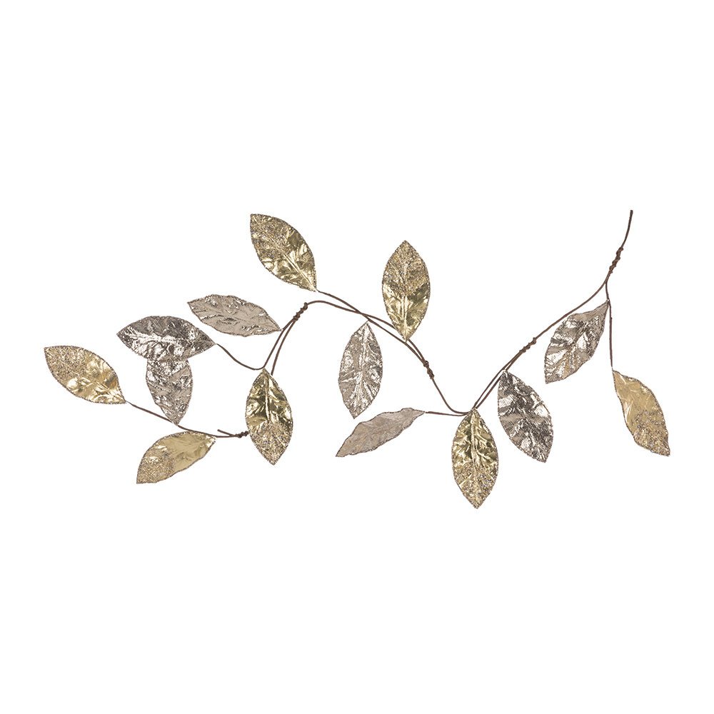 Designed by AMARA Christmas - Magnolia Leaf Garland - Gold