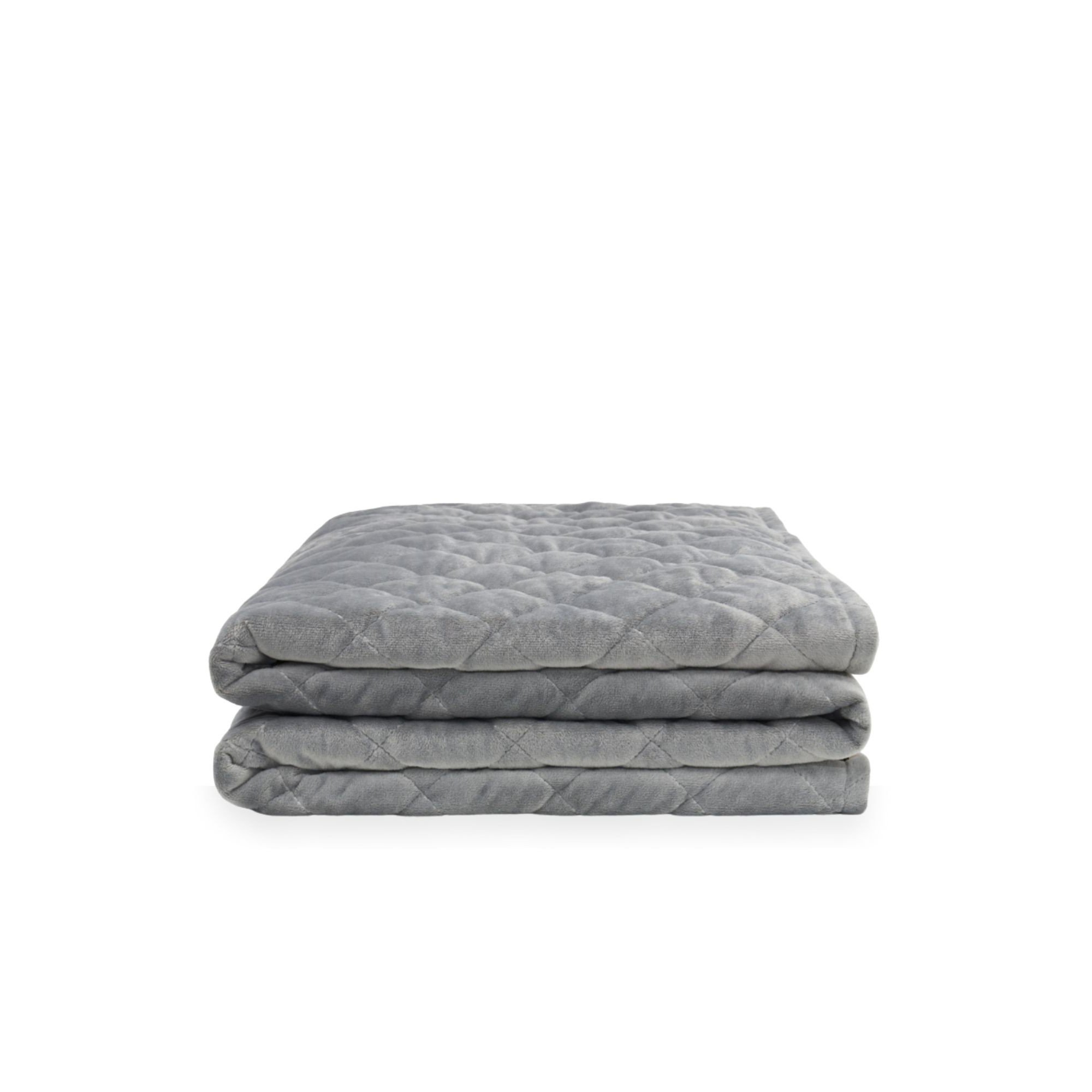 Mela Comfort Grey Cotton Single Weighted Blanket 7kg