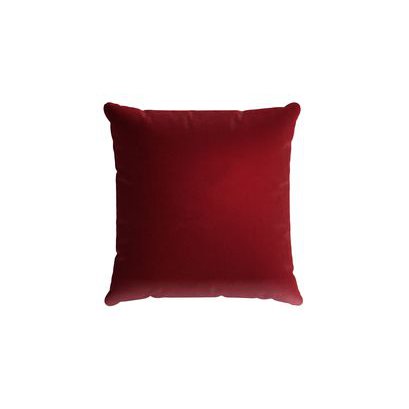 55x55cm Scatter Cushion in Claret Cotton Matt Velvet - sofa.com