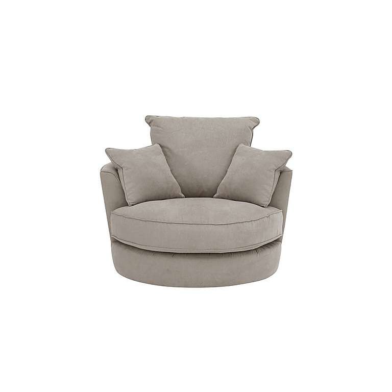 Legend Fabric Swivel Chair - Cosmo Mist