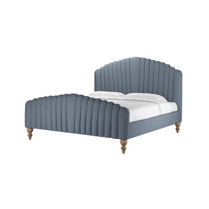 Bella Super King Bed in Loch Brushed Linen Cotton - sofa.com