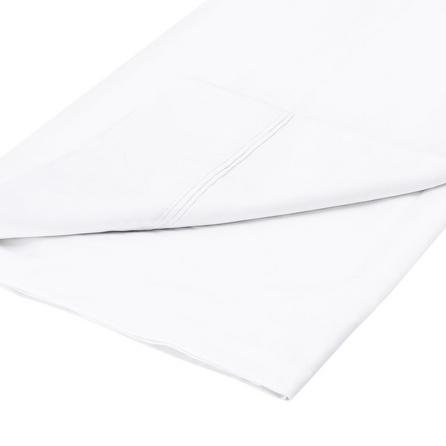Cotton Rich Sateen Flat Sheet White