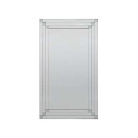 Grey Corner Detail Leaner Mirror