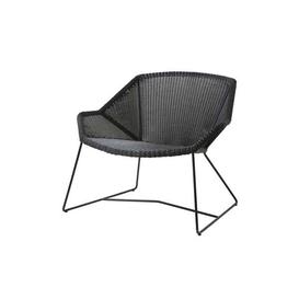 CANE-LINE Breeze Lounge Outdoor Chair Black