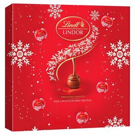 Lindt Lindor Milk Chocolate Mini Advent Calendar 109G
