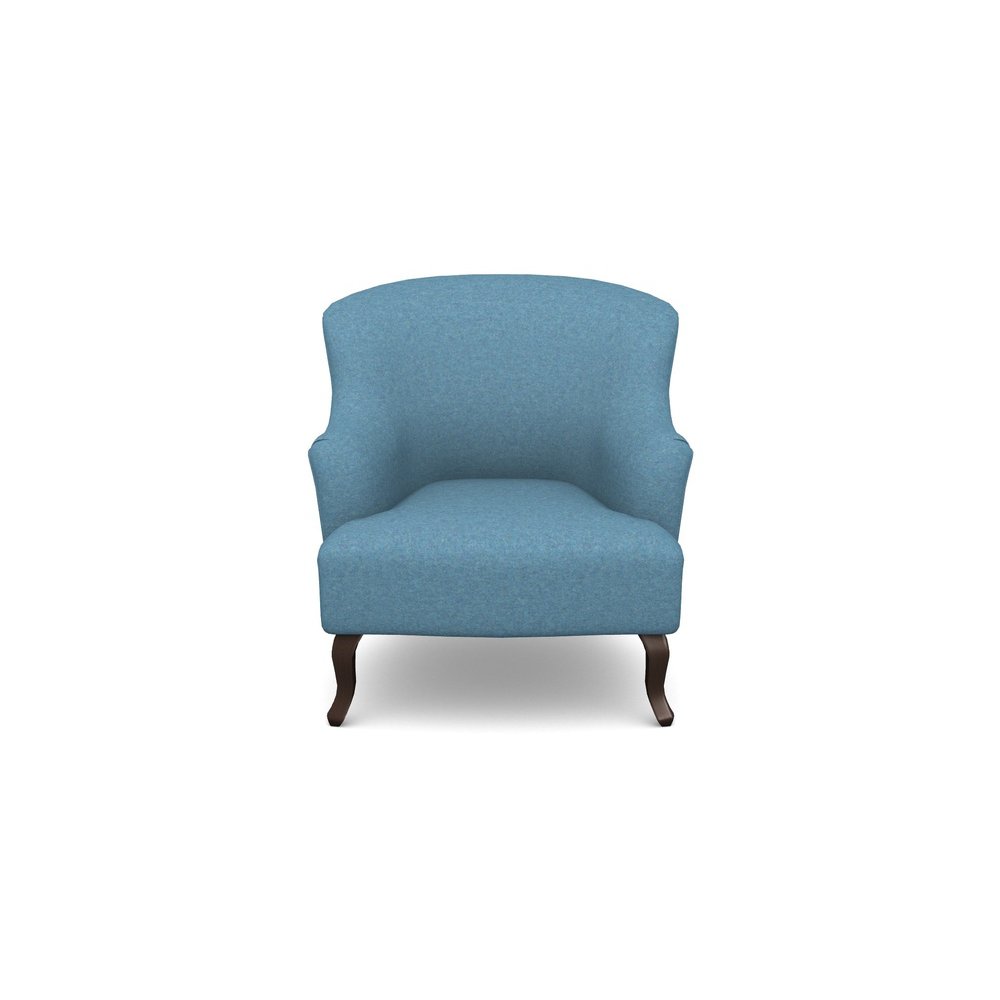 Grassington Chair in Soft Wool- Cerulean