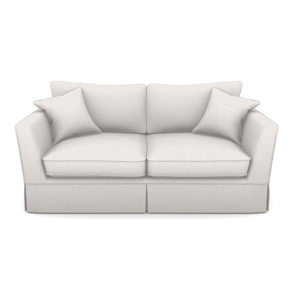 Weybourne 2.5 Seater Sofa in Easy Clean Plain- Chalk