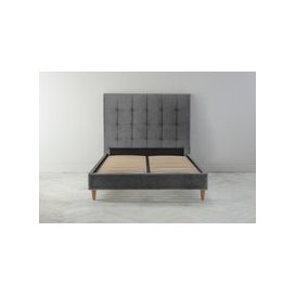 Hopper 6' Super King Bed Frame in Eggshell Grey