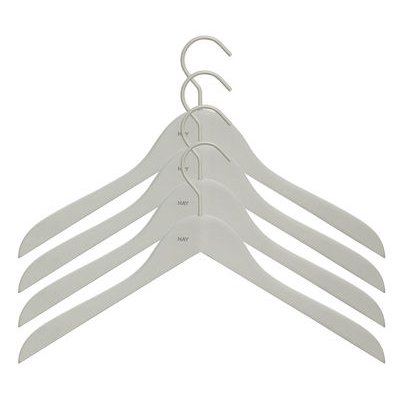 Soft Coat Hanger - Slim - Set of 4 by Hay Grey