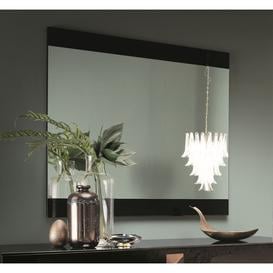 image-Alf Italia Mont Noir Black High Gloss Bedroom Mirror