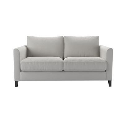 Izzy 2 Seat Sofa in Alabaster Brushed Linen Cotton - sofa.com