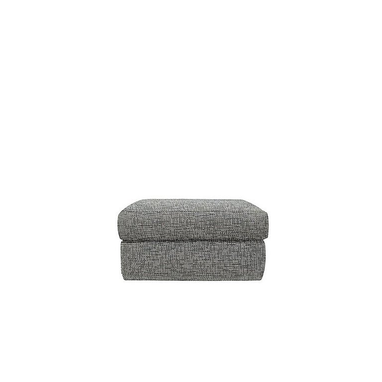 G Plan Seattle Fabric Storage Footstool Remco Slate by Furniture