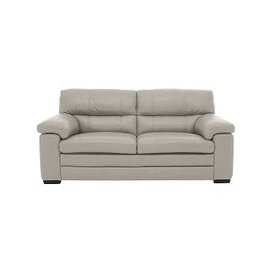 Cozee 2 Seater Pure Premium BV Leather Sofa - Silver Grey