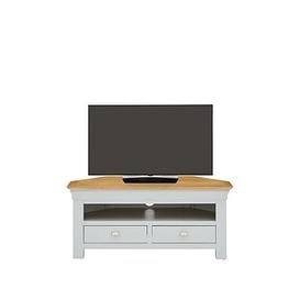 Seattle Ready Assembled Corner Tv Unit - Fits Up To 46 Inch Tv