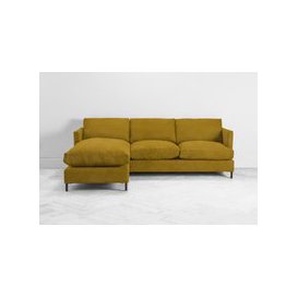 Justin Left Hand Chaise Sofa Bed in Summer Buttercup