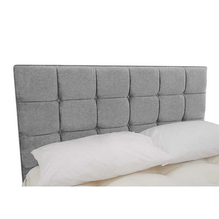 Hypnos Bespoke Mia Floor Standing Headboard Double Tweed Grey by
