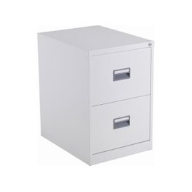 Value Line Metal Filing Cabinet, White