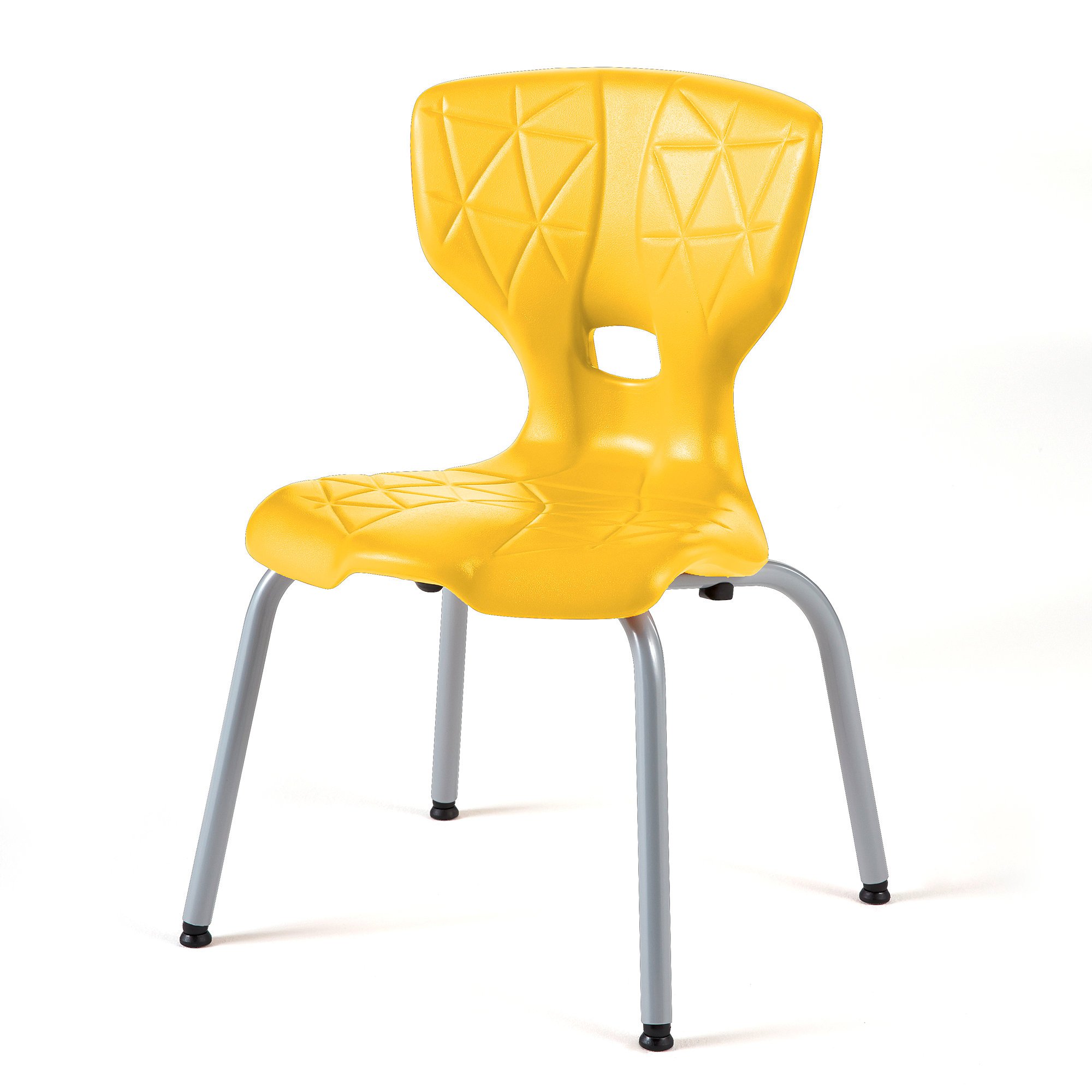 Children's chair ALDA I, H 350 mm, yellow
