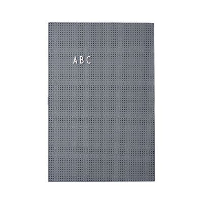 A3 Memo board - / L 30 x H 42 cm by Design Letters Grey