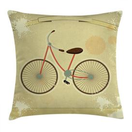 image-Yarrington Postcard of Bike Outdoor Cushion Cover