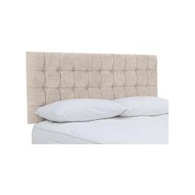 Highgrove - Dice Strutted Headboard - Small Double - Lace Ivory