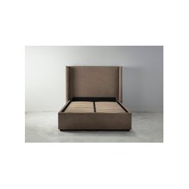 Suzie 5' King Ottoman Bed Frame in Saddle Brown