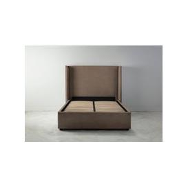 image-Suzie 5' King Ottoman Bed Frame in Saddle Brown
