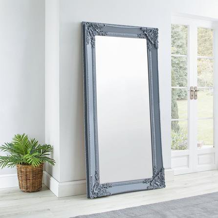 Roma Leaner Mirror 177x91cm Grey Charcoal