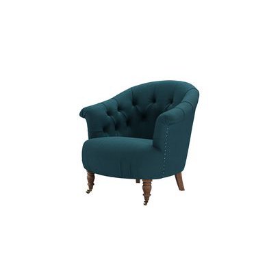 Bertie Armchair in Evergreen Brushed Linen Cotton - sofa.com