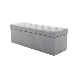 image-Valentin Storage Bench in Goodwin Grey Sandgate - sofa.com