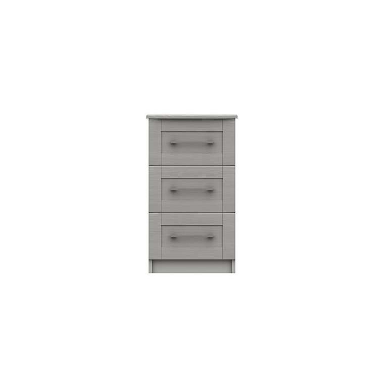 London Bedrooms - Fenchurch 3 Drawer Bedside Chest