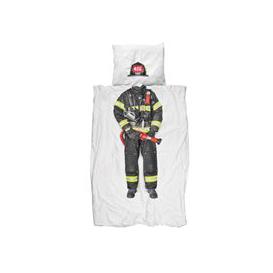 Snurk Childrens Firefighter Duvet Bedding Set