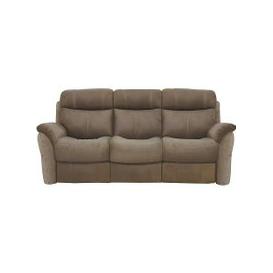 Relax Station Revive 3 Seater Fabric Sofa - Tobacco