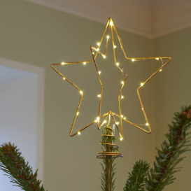 Sirius - Christina Christmas Tree Topper - Small - Gold
