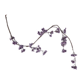 Designed by AMARA Christmas - Lavender Berry Garland - Lilac