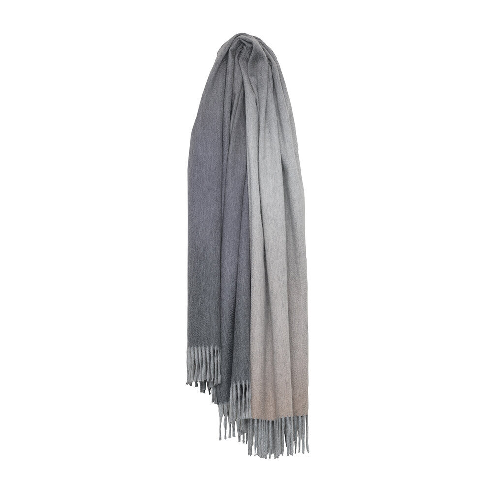Begg x Co - Nuance Ombre 100% Cashmere Throw - Grey
