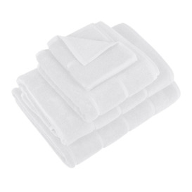 Essentials - Turkish Pure Cotton Towel - White - Face Cloth - Set of 2